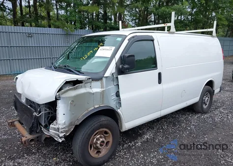 2013 GMC Savana 2500 Work Van из США, поврежденный, VIN 1GTW7FCB9D1175563